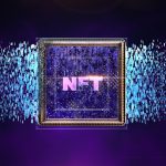 Nft,Non,Fungible,Tokenscrypto,Art,On,Colorful,Abstract,Background.,Pay